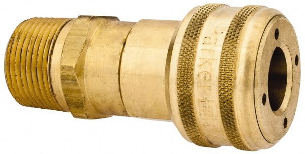 Parker B36G 3/4-14 Male NPT Industrial Pneumatic Hose Coupler Image