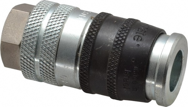 Parker EZ-371-6FP 3/8-18 Female NPTF Industrial Pneumatic Hose Coupler Image