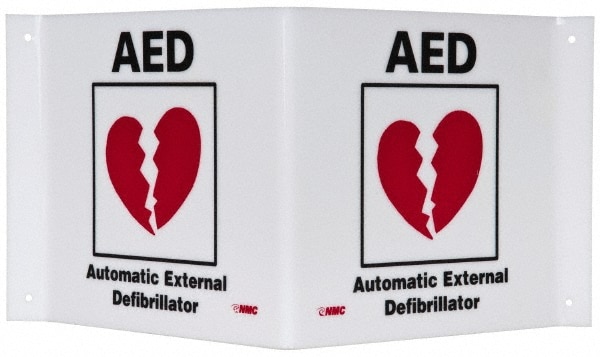 First Aid Sign: Rectangle, 