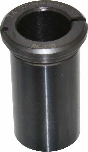 Global CNC Industries 8602B .750 Rotary Tool Holder Bushing: Type B, 3/4" ID, 1" OD, 1-3/4" Length Under Head Image