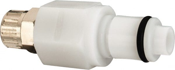 CPC Colder Products PLCD20004NA Push-to-Connect Tube Fitting: Connector, 1/4" OD 