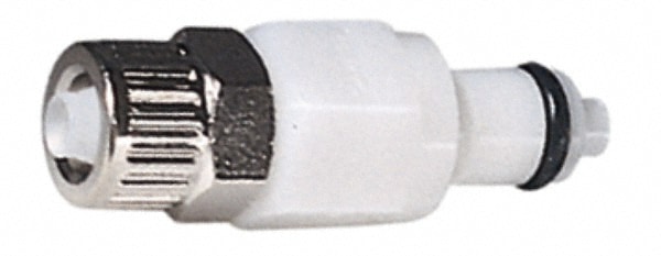 Push-to-Connect Tube Fitting: Shutoff, 3/8" OD