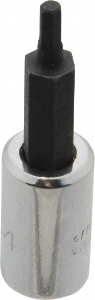 Hand Hex Bit Socket: 1/4" Drive, 7/64" Hex