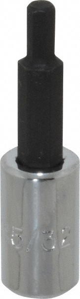 Hand Hex Bit Socket: 1/4" Drive, 5/32" Hex