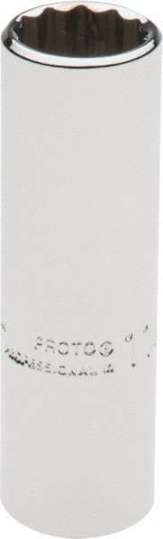 Deep Hand Socket: 11 mm Socket, 12-Point