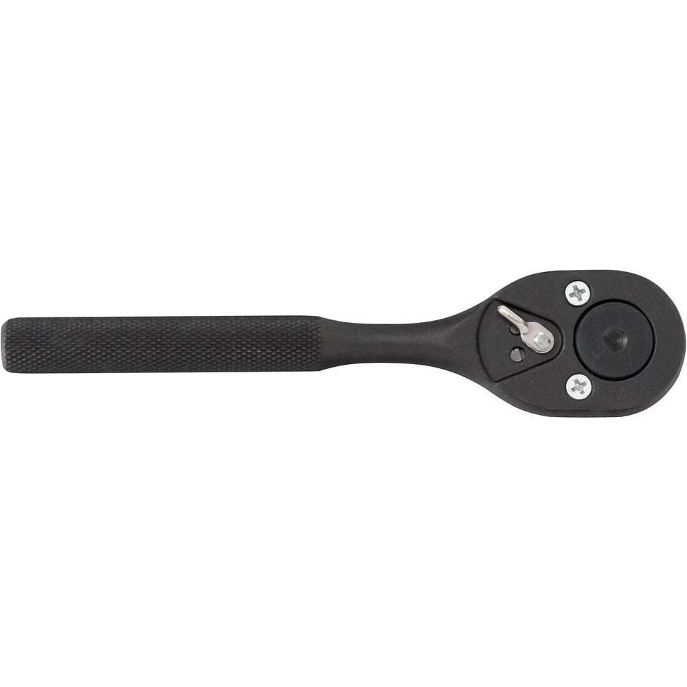 Ratchet: 3/8" Drive, Pear Head - 7" OAL, 24 Gear Teeth
