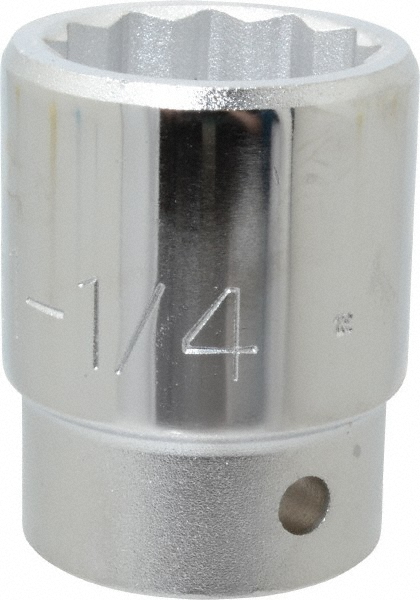 PROTO J5540 Hand Socket: 1-1/4" Socket, 12-Point Image
