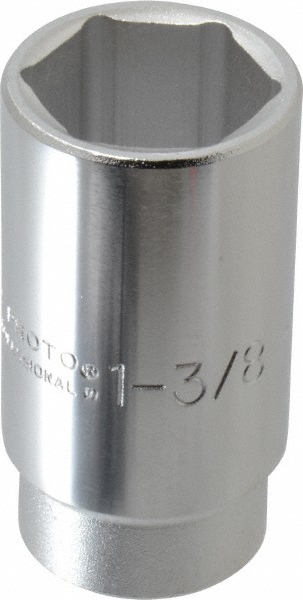 PROTO J5544HL Deep Hand Socket: 1-3/8" Socket, 6-Point Image