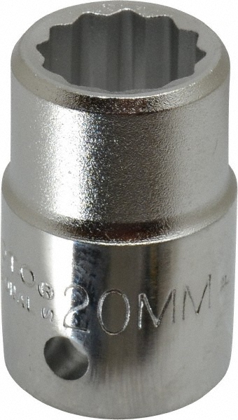 PROTO J5520M Hand Socket: 20 mm Socket, 12-Point Image