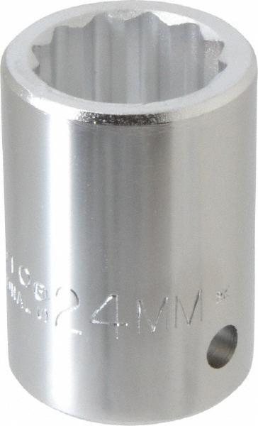 PROTO J5524M Hand Socket: 24 mm Socket, 12-Point Image