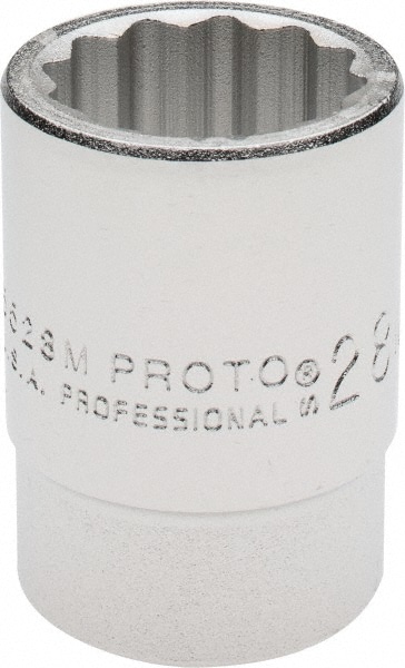 PROTO J5528M Hand Socket: 28 mm Socket, 12-Point Image