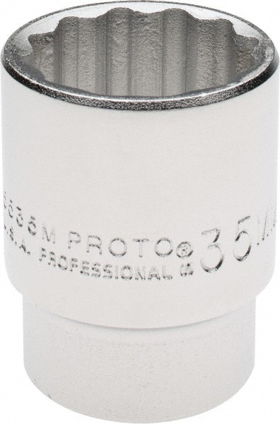 PROTO J5535M Hand Socket: 35 mm Socket, 12-Point Image