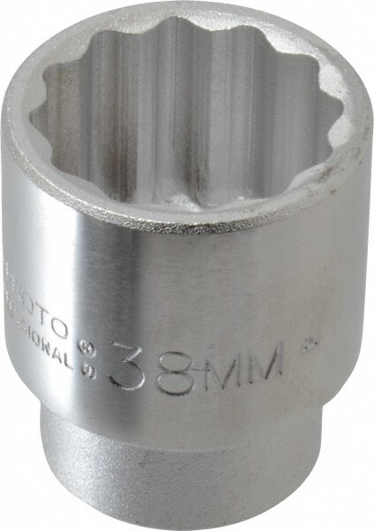 PROTO J5538M Hand Socket: 38 mm Socket, 12-Point Image