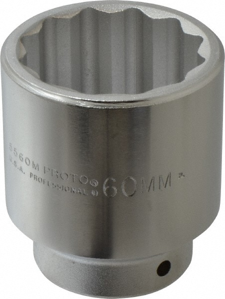 PROTO J5560M Hand Socket: 60 mm Socket, 12-Point Image