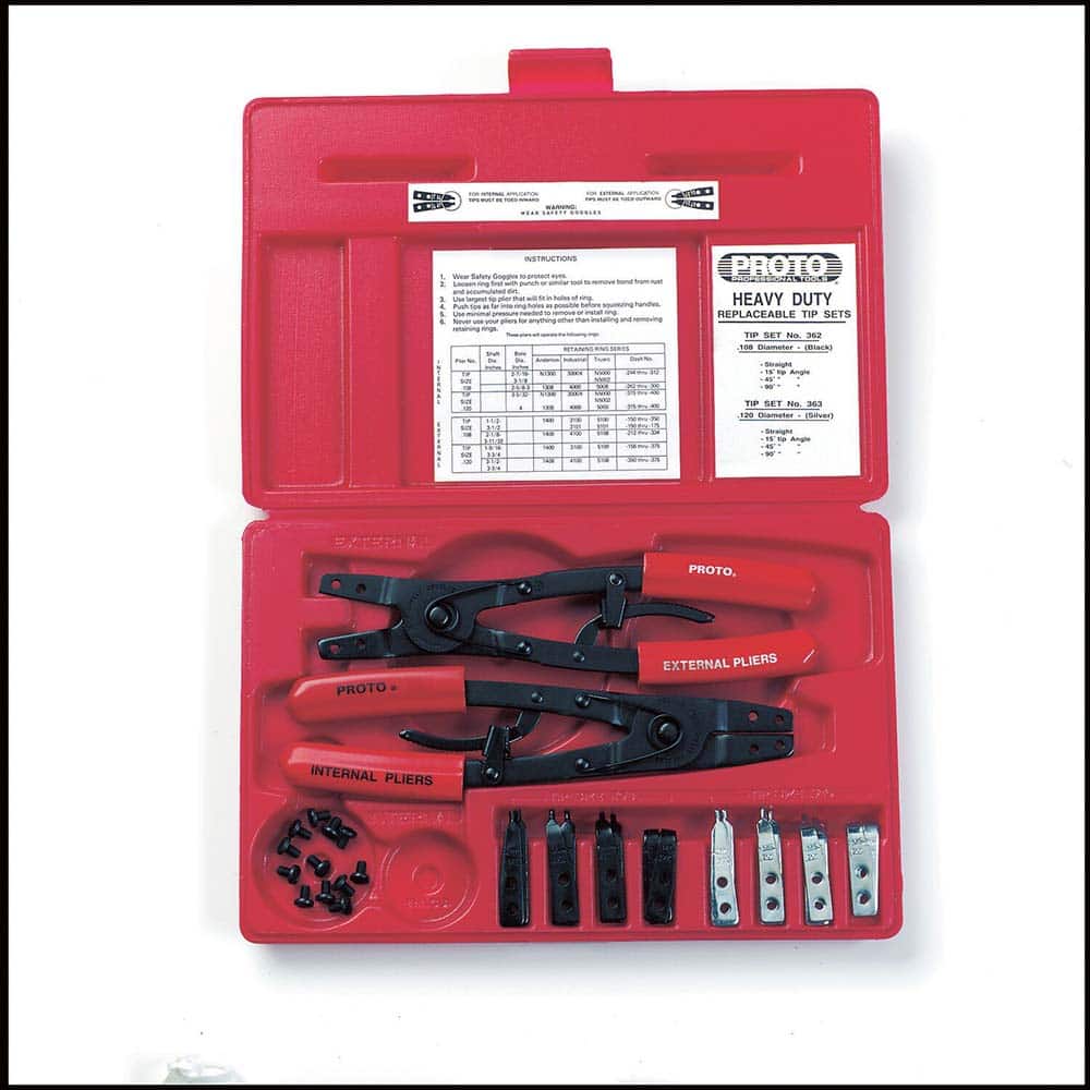 Proto 18 Piece Small Pliers Set With Replaceable Tips � PRTJ380 - Gas and  Supply