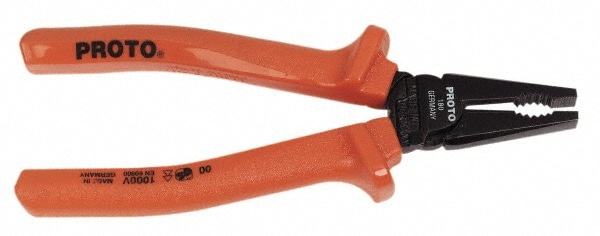 Facom - Long Nose Plier: 200 mm OAL, Side Cutter - 04570834 - MSC  Industrial Supply