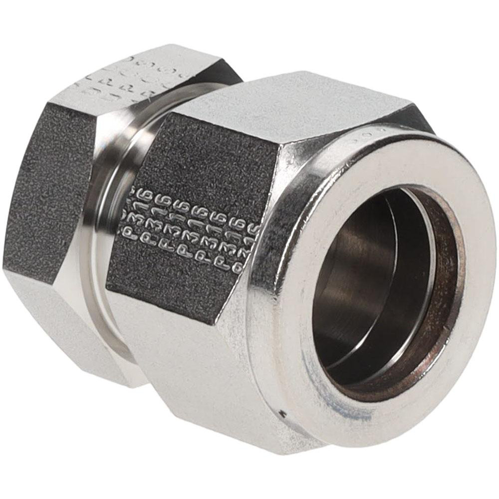 Parker Compression Tube End Cap: 7/8-20, 5/8" Tube OD, Compression - Stainless Steel | Part #10BLEN10-316