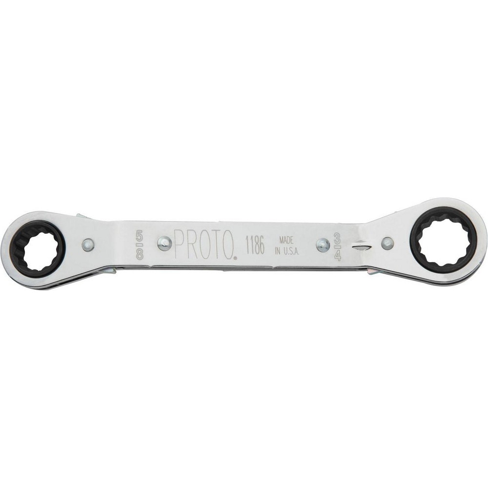 Proto - Box End Wrench: 3/4 x 7/8″, 12 Point, Double End