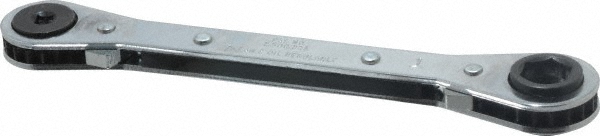 PROTO J1111 Box End Wrench: 1/4 & 3/16 Sq in x 9/16 & 1/2 Hex in, 6 Point, Double End Image