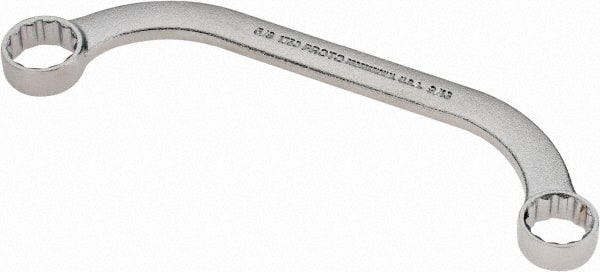 Box End Obstruction Wrench: 9/16 x 5/8", 12 Point, Double End