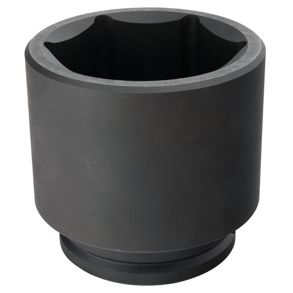 Impact Socket: 1-1/2" Drive, 4-1/2" Socket, Hex Drive