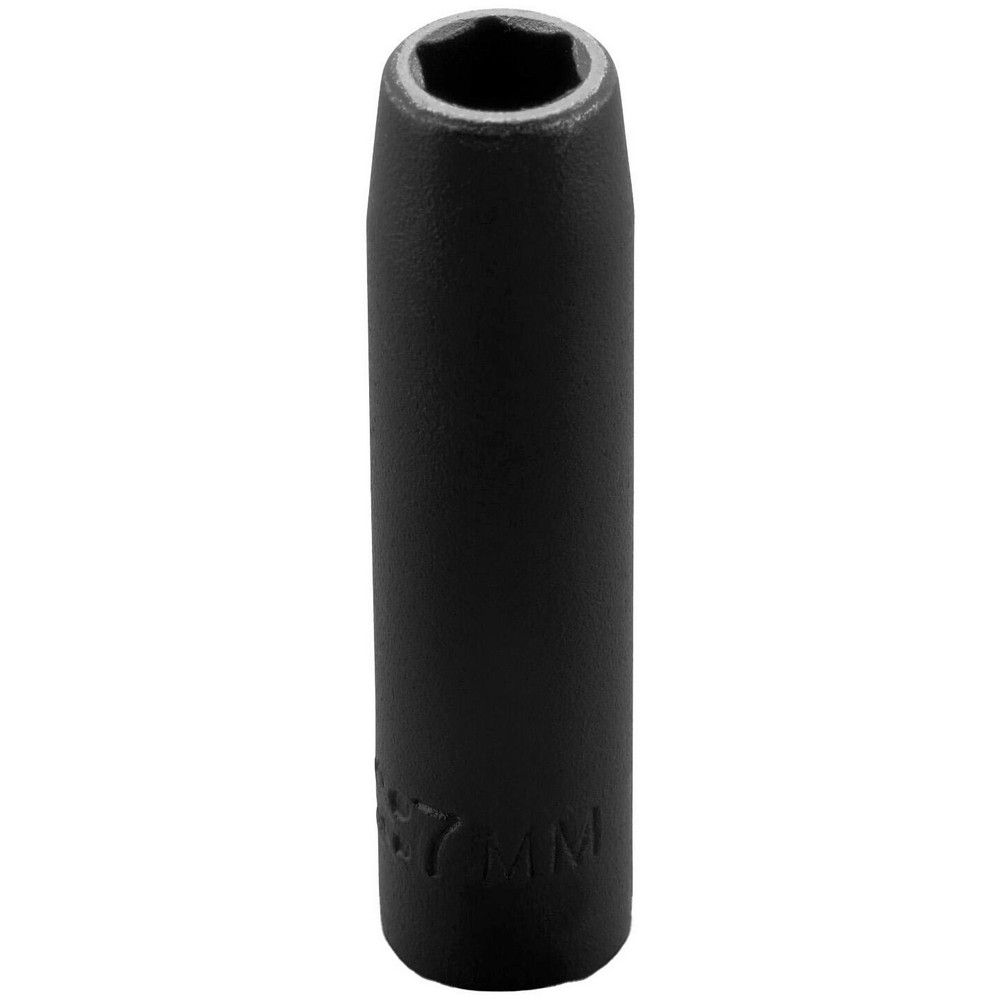 Stanley Proto 1/4" Drive Deep Impact Socket – 7mm, 6-Point – TorquePlus Design For Stubborn Fasteners