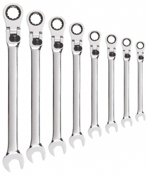 GEARWRENCH - Combination Wrench Set: 8 Pc, Inch | MSC Direct