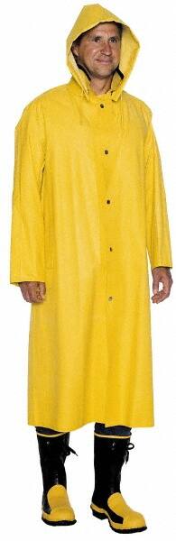 LaCrosse 00008003 Yellow PVC Aquablast Rainsuit with Detachable HoodX-Large 