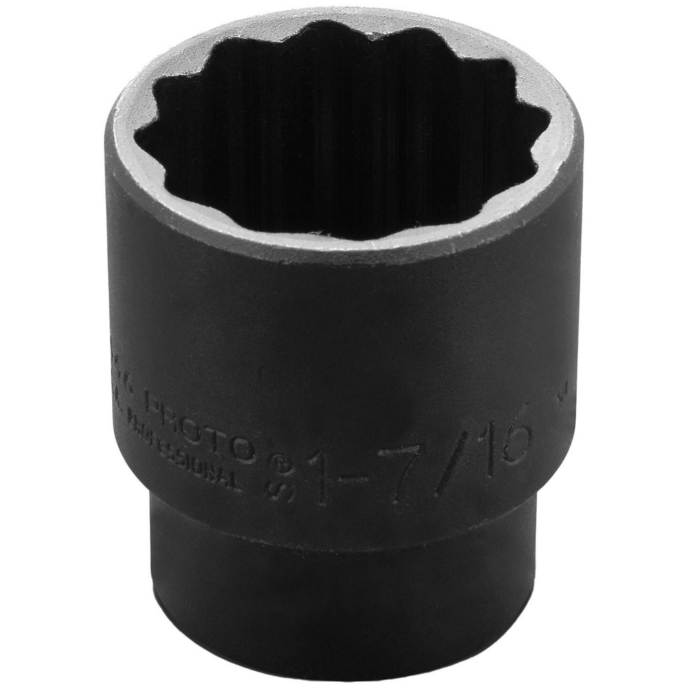 Impact Socket: 1/2" Drive, 1-7/16" Socket