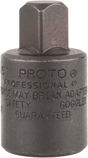 Socket Adapter: Impact Drive, 3/8", 1/2"