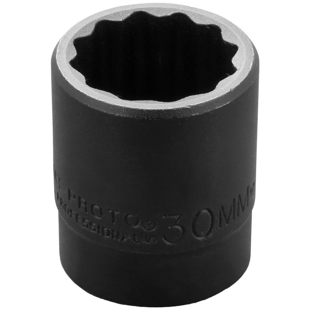 Impact Socket: 1/2" Drive, 30 mm Socket - 12 Point