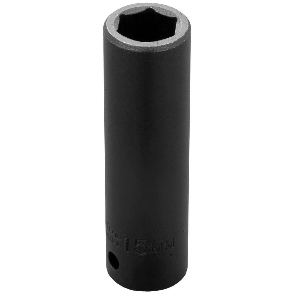 Proto impact socket 1 2 drive 15 mm socket hex drive msc direct