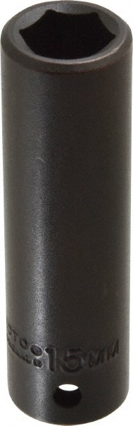 1/2-Inch Blackhawk UW-515M 6-Point 15mm Drive Deep Impact Socket 1/2-Inch Blackhawk UW-515M 6-Point 15mm Drive Deep Impact Socket