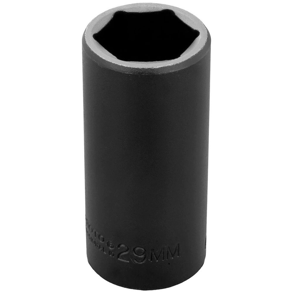 Impact Socket: 1/2" Drive, 29mm Socket, Hex Drive