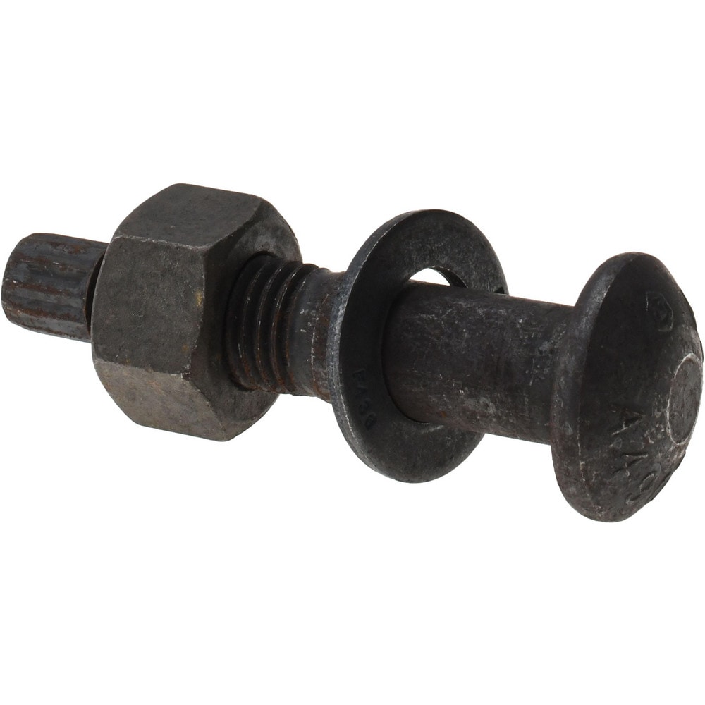 7/8-9 Thread, 3-1/2" Length Under Head, 1-5/8" Head Diam, Tension Control Bolt