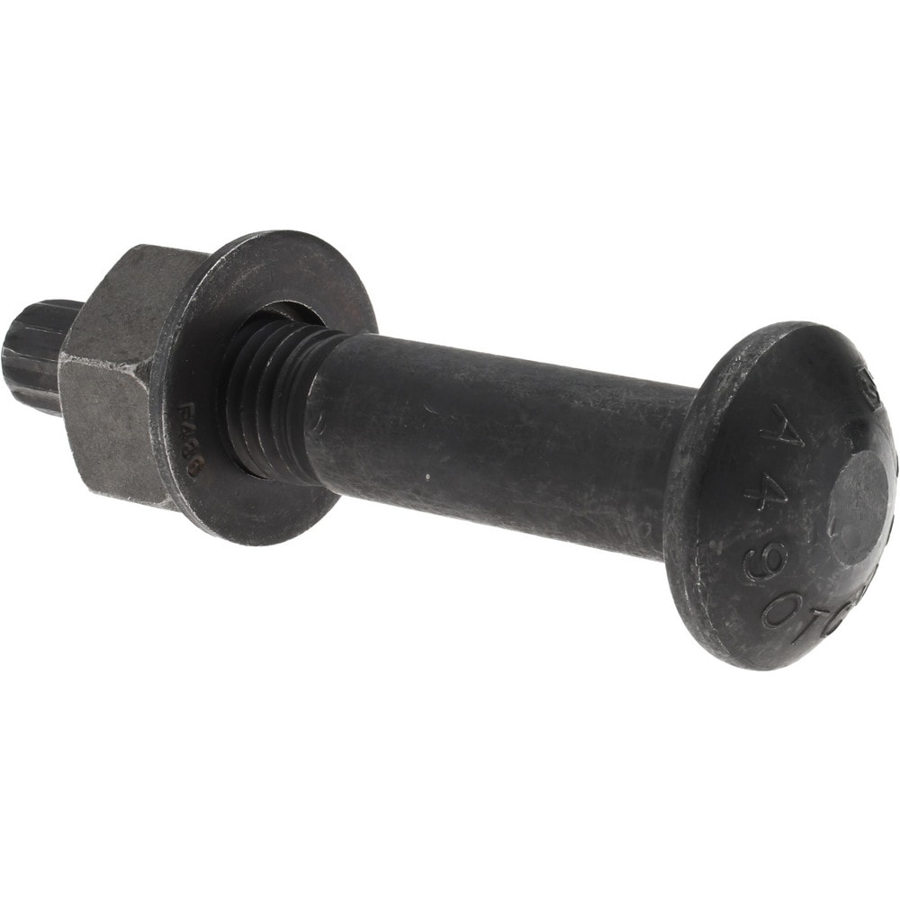 7/8-9 Thread, 4-1/4" Length Under Head, 1-5/8" Head Diam, Tension Control Bolt