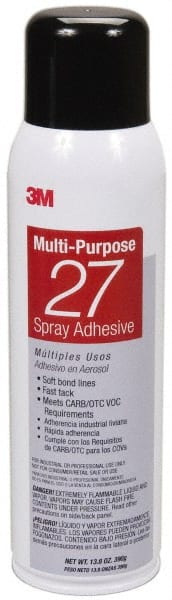 3M - Spray Adhesive: 24 oz Aerosol Can, Orange - 33010117 - MSC Industrial  Supply