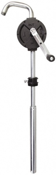 PRO-LUBE RBP/3V Rotary Hand Pump: 10 GPM, Oil Lubrication, Cast Iron 