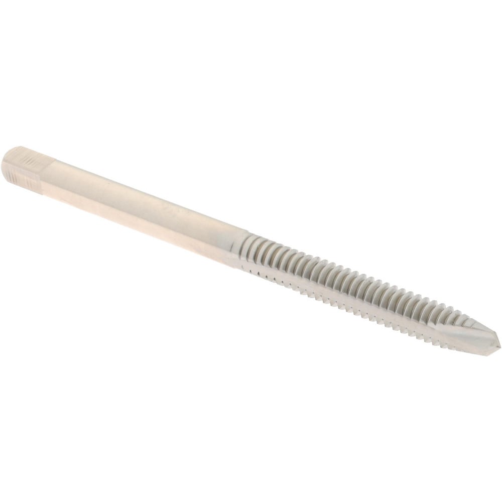 Hertel K011033AS Spiral Point Tap: #6-32, UNC, 2 Flutes, Plug, High Speed Steel, Bright Finish Image