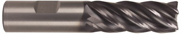 Kennametal 3580820 Corner Radius End Mill: 3/4" Dia, 1-1/2" LOC, 0.03" Radius, 5 Flutes, Solid Carbide Image