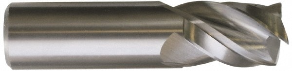 Kennametal 3660425 Corner Radius End Mill: 3/8" Dia, 3/4" LOC, 0.03" Radius, 3 Flutes, Solid Carbide Image