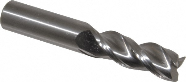 Kennametal 3660430 Corner Radius End Mill: 1/2" Dia, 1-1/4" LOC, 0.03" Radius, 3 Flutes, Solid Carbide Image