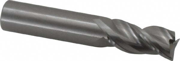 Kennametal 3660441 5/8" Diam 3-Flute 38° Solid Carbide Square Roughing & Finishing End Mill Image