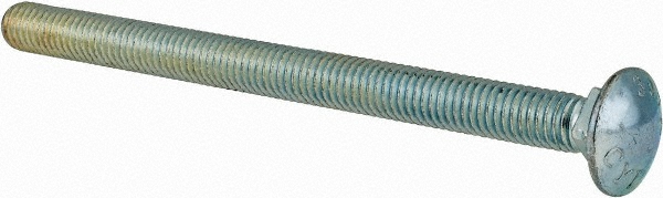 Value Collection CGES0440600CZ Carriage Bolt: 7/16-14, 6" Length Under Head, Square Neck Image