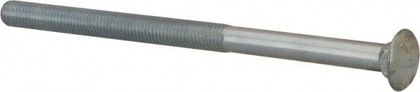 Carriage Bolt: 5/8-11, 10" Length Under Head, Square Neck