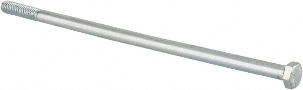 Made in USA MSC85078061-1 Hex Head Cap Screw: 5/16-18 x 8", Grade 5 Steel, Zinc-Plated Image