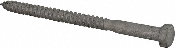 Value Collection LAGS0380550CG 3/8" Screw, 5-1/2" Length Under Head, Steel, Hex Head Lag Screw Image