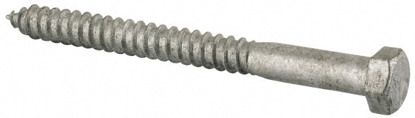 Value Collection LAGS0500550CG 1/2" Screw, 5-1/2" Length Under Head, Steel, Hex Head Lag Screw Image