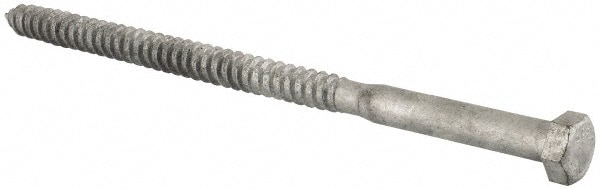 Value Collection LAGS0500900CG 1/2" Screw, 9" Length Under Head, Steel, Hex Head Lag Screw Image