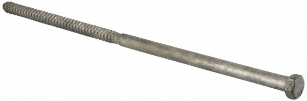 Value Collection LAGS0501400CG 1/2" Screw, 14" Length Under Head, Steel, Hex Head Lag Screw Image
